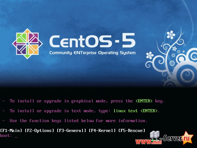 Установка CentOS 5.6 Установка CentOS 5.6