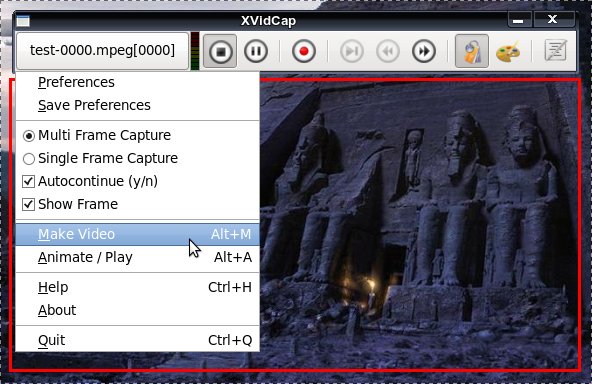 xvidcap захват видео с рабочего стола в Linux xvidcap захват видео с рабочего стола в Linux