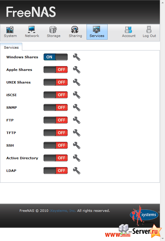 FreeNAS beta FreeNAS beta