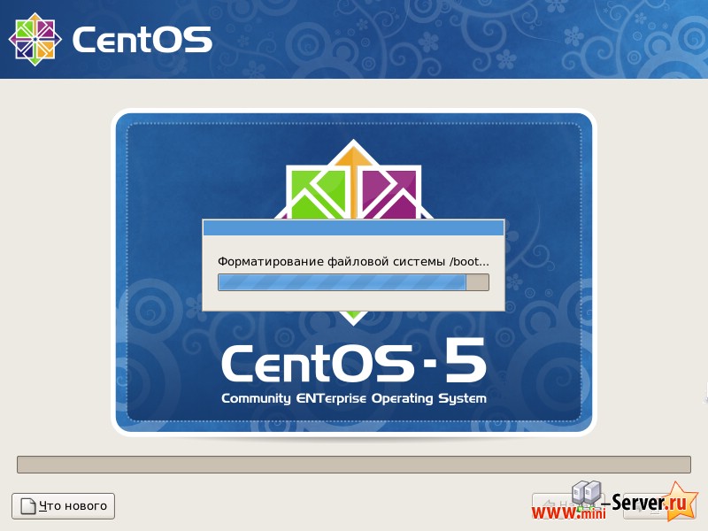 Процесс установки CentOS с iRedOS Процесс установки CentOS с iRedOS