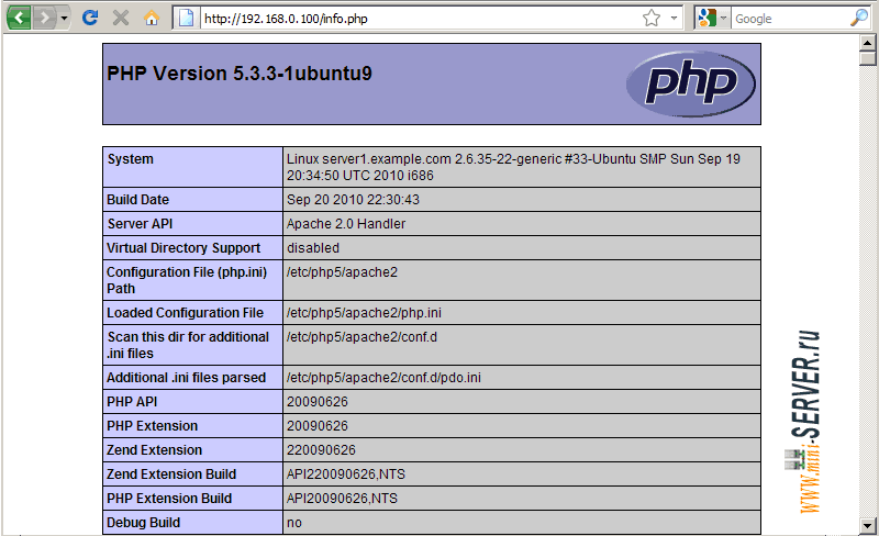 Ubuntu 10.10 LAMP Ubuntu 10.10 LAMP