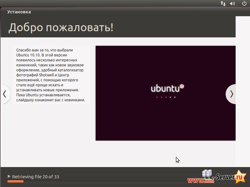 Установка Ubuntu 10.10 (desktop)